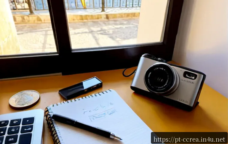 콘텐츠 크리에이터로서 첫 업무 일지 작성하기 - Photorealistic morning scene of a young Portuguese-speaking content creator beginning their first wo...